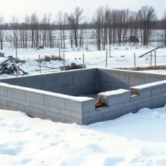 Czy można zostawić odkryte fundamenty na zimę? Ryzyko i konsekwencje